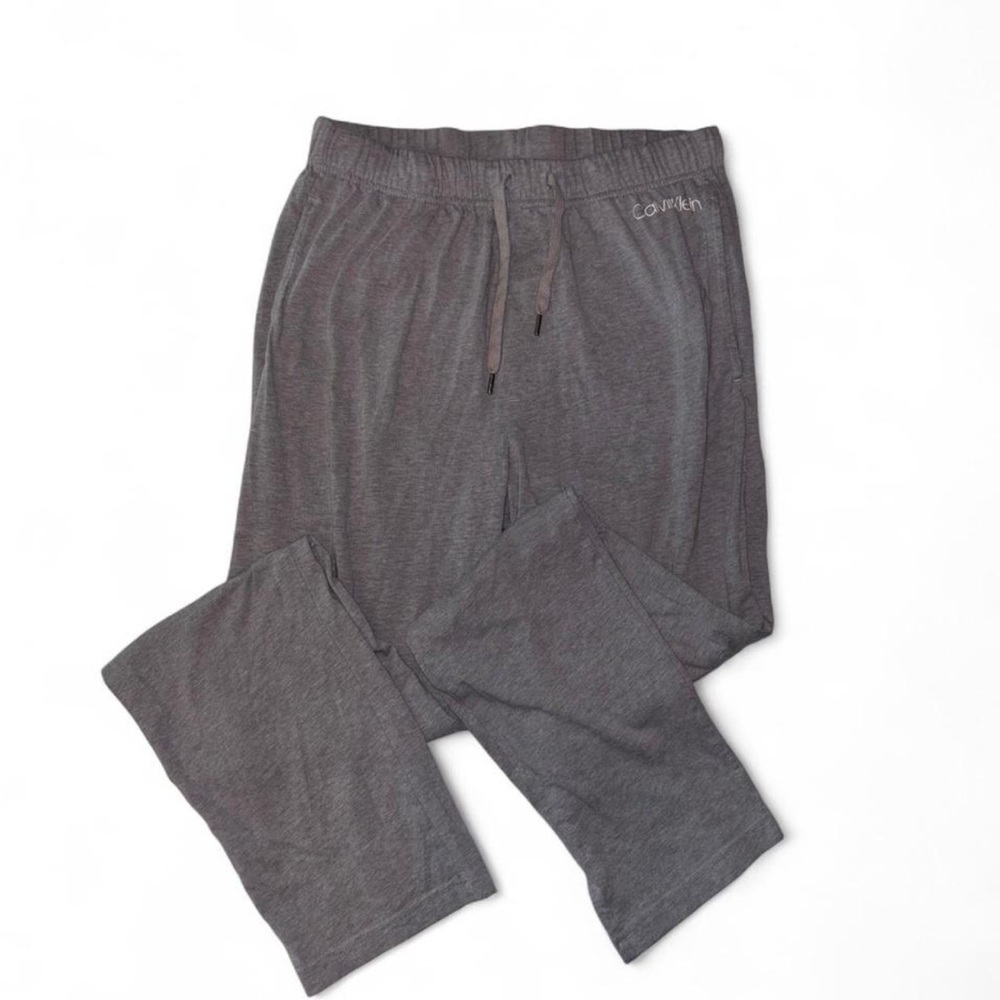 Calvin Klein Gray Pajama Pants Soft Cotton Blend